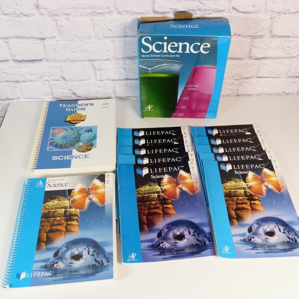 Alpha Omega Lifepac Science Grade 1 Home School Curriculum Kit 10 Units Teacher